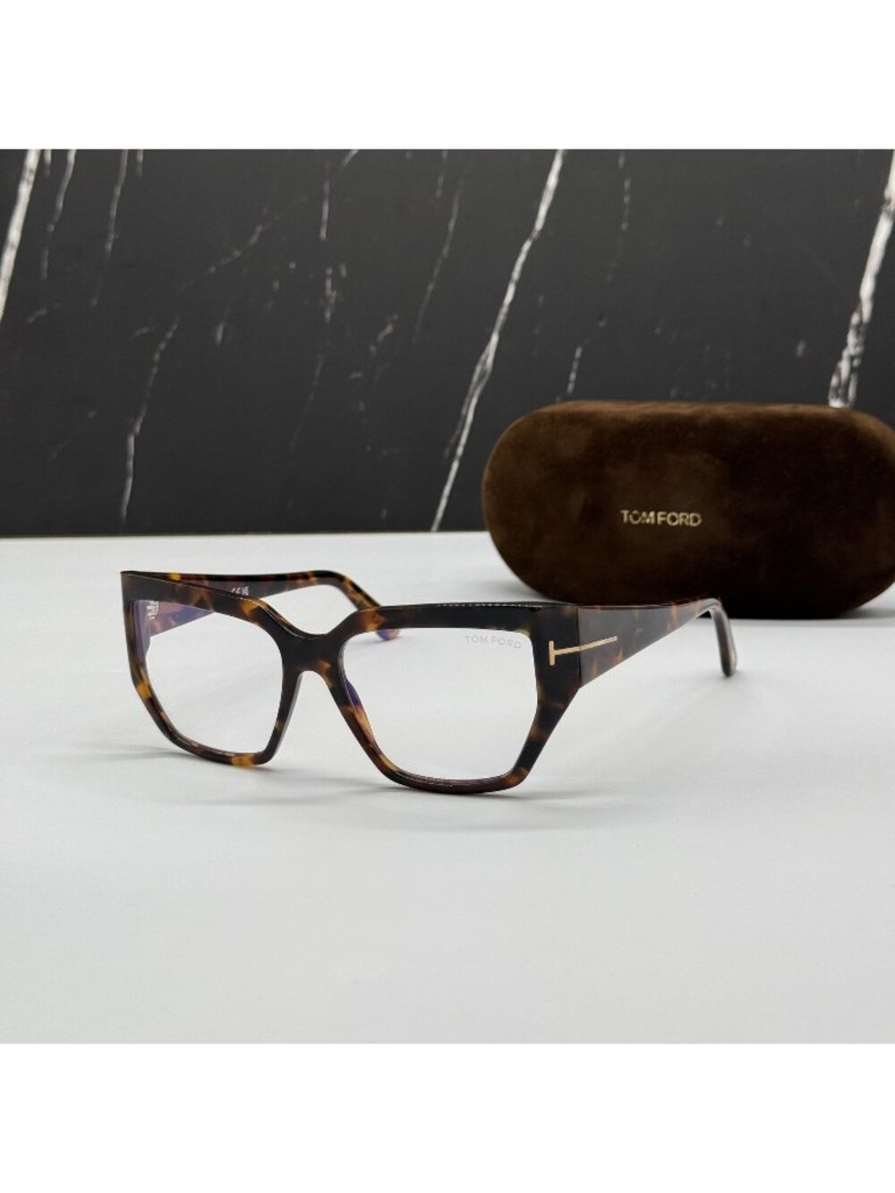 NEW TOM FORD TF5951 052 HAVANA WOMEN CAT EYE EYEGLASSES TOM FORD FT5951 052